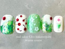 クレオ 中目黒店(Cleo)/【７月】クリームソーダネイル