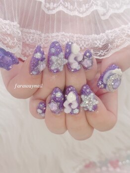 ファラウェイネイル(Faraway nail)/ゴテゴテネイル☆