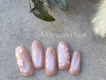 マトリカリア ネイルアンドビューティー(Matricaria)の写真/《1月限定＊ご新規様オフ無料》繊細な手描きアートで人気の大人上品・ニュアンスネイルを楽しむ