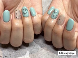 シンプルリボンデザイン