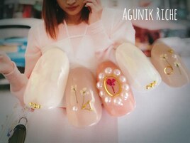 【押し花ネイル】