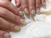アイネイルズ 渋谷店(I nails)/ピスタチオミモザ¥8980[渋谷]