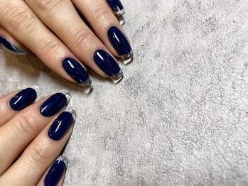 ハレトキネイル(haretoki nail)/クリアフレンチネイル
