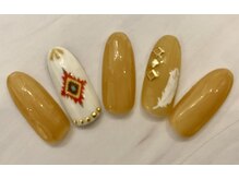 メリーアン(Merry Anne)/ネイティブ柄ネイル