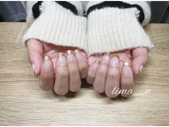 リマネイル(lima nail)/キラキラフレンチ