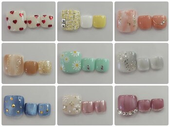 ナナズネイル 魚町店(NANA’sNail)/2月 フット定額デザイン