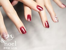 ノエル(Noel)/ボルドーフラッシュネイル