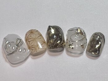 アイネイルズ 三宮店(I nails)/個性ワイヤー和装ネイル