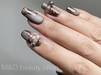 エムアンドディビューティサロン 銀座店(M&D)/マグネットカラーにインクアート