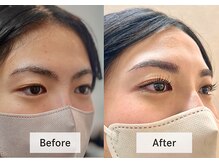 アンドミー 月島店(and me.)/眉デザインWAX+まつげパーマ