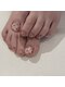 エルティーブ(elteeb)の写真/施術前の丁寧な甘皮ケアで、フットネイルが映える足元へ♪トレンドデザインも対応◎