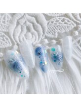たゆ ネイル(たゆnail)/2026年ニュアンス花火ネイル
