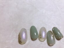 キキネイル たまプラーザ店(kikinail)/5月定額B オーロラホイル