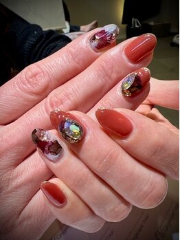 アンジェリーク ネイル(angelique nail)の写真/カラー&アート数は無限大☆「この色、このデザインをしたかった♪」を叶えるハイレベルテクニック！