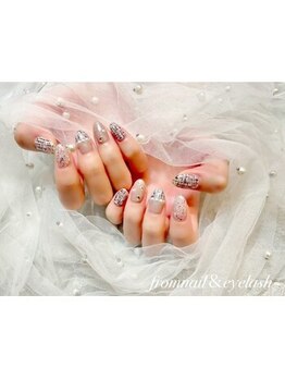 tweed nail/韓国ワンホン/定額