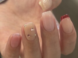 同系色ネイル