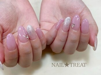 ネイルトリート 茨木駅前店(NAIL TREAT)/キレイめグラデーション