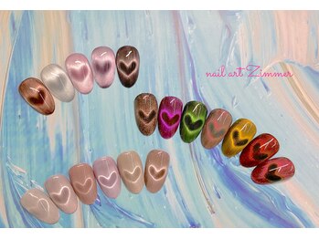 ネイルアート ジマー/ハートマグネットコース¥9960