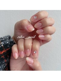 ラメフレンチ☆