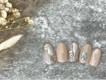 ケーズネイル(K's NAIL)の写真/シンプルながらもワンランク上の魅せる指先へ…★丁寧ケア付きで仕上がりの美しさ・モチにも差◎立川駅5分