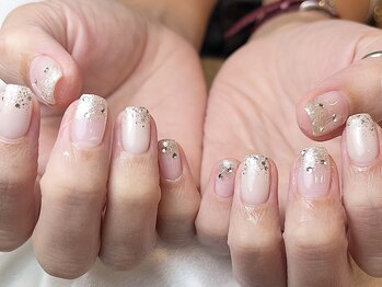 マイフェアレディ 今池(MyFairLady)/ゴールドラメ×ヌーディーピンク