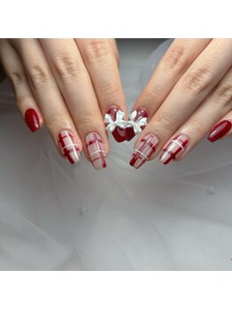 チェックネイル