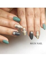 レッシュネイル サロンアンドスクール(RECH NAIL salon&school)/定番☆チェック柄