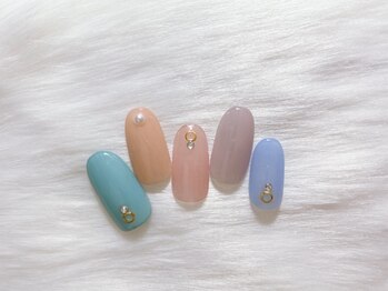 モンスリールネイル(Mon sourire nail)/【ハンド】定額アート7980円