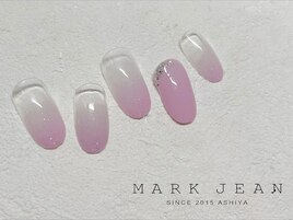 120. パープル　ストーン ネイル