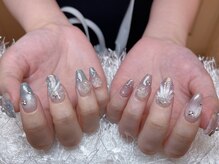 レアネイル 新宿(le'a nail)/マーメイドマグネットネイル