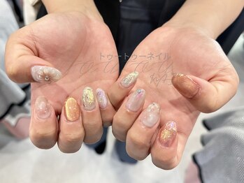 トゥートゥー(TOUTOU)/夏のニュアンスネイル