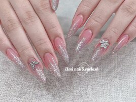 シンプルベージュ長さ出し