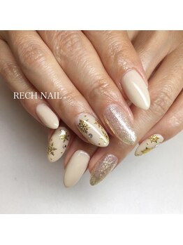 レッシュネイル サロンアンドスクール(RECH NAIL salon&school)/雪の結晶