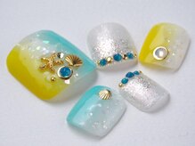 トータルビューティーアンドアズフローラ(Total Beauty & a`s Flora)/フット★夏の盾グラネイル