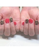 ネイルサロン マハロ 横浜四季の森フォレオ店(Nail Salon Mahalo)/レオパードネイル