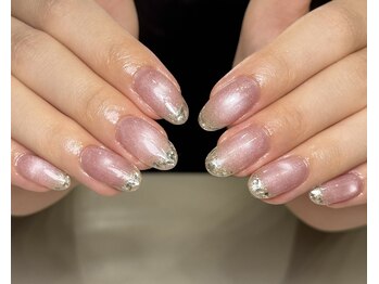 ニアウネイル(niau nail.)/ガラスフレンチネイル