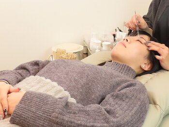 ピアチェーレ(Piacere)の写真/ネイルも、まつ毛も、一度で完了!!忙しい大人女性の味方、同時施術が人気★大森でスマートに叶えます♪♪