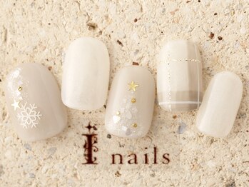 アイネイルズ 町田店(I nails)/スノークリームチェック　8480円