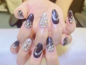 ネイルサロン ジェイ(Nail Salon J)/キラキラストーンネイル