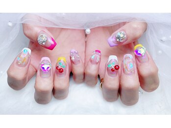 リジョイス 渋谷店(Rejoice)/自爪持ち込みデザイン