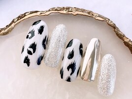ヒョウ柄ネイル￥6980