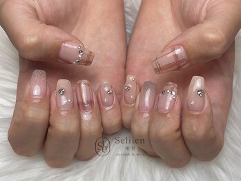 セリーン(seliien)/チェックネイル♪