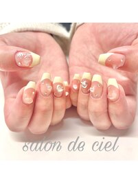 春色×パステルイエロー♪