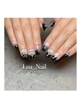 ロア ネイル(Loa_Nail)/黒グラデーション