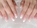 ホワイトパールネイル♪