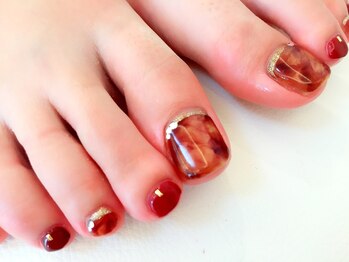 【パラジェル】フットもべっ甲♪