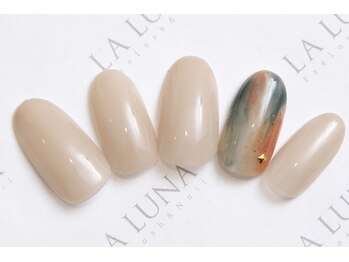 ラルナ ネイルアンドアイラッシュサロン(LA LUNA nail & eyelash salon)/24年2月3月◇定額ナチュラル◇