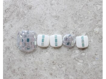 ネイルルーム エルナ(nail room ELNA)/フット定額デザイン￥9000