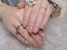 ココネイル(coco nail)/ガラスフレンチネイル