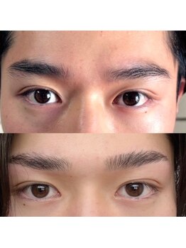 エステ de ティアラの写真/【ビジネスマンの身だしなみ！大事な商談前に◎】アイブロウリフト（眉パーマ）とWAX脱毛がお手軽価格で♪